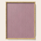 Romantic Botanica Coordinator - Thin Stripes in Rosewood Pink Serving Tray Gallery Image 1
