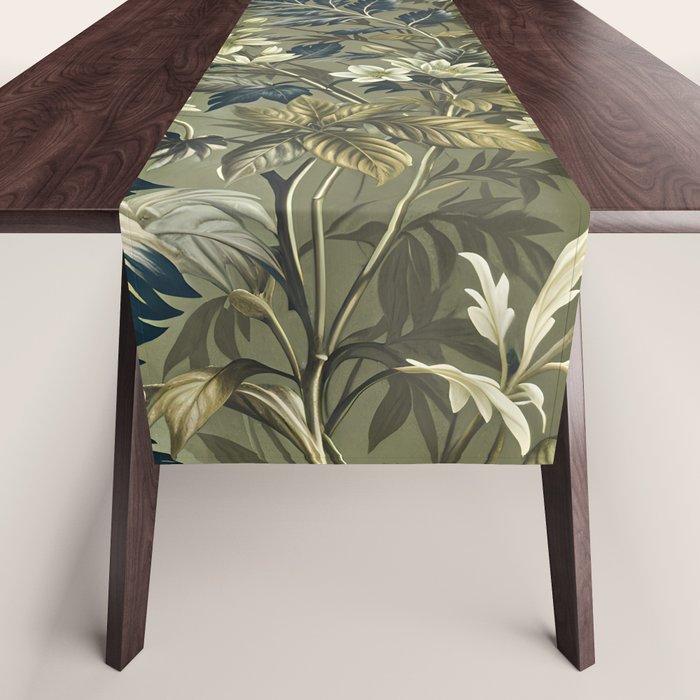 Botanical Tropics of Eden Table Runner Gallery Image 1