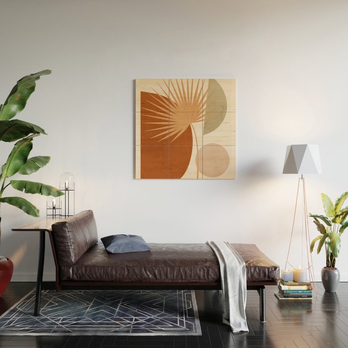 Tropical Leaf- Abstract Art 14 Wood Wall Art Gallery Image 2