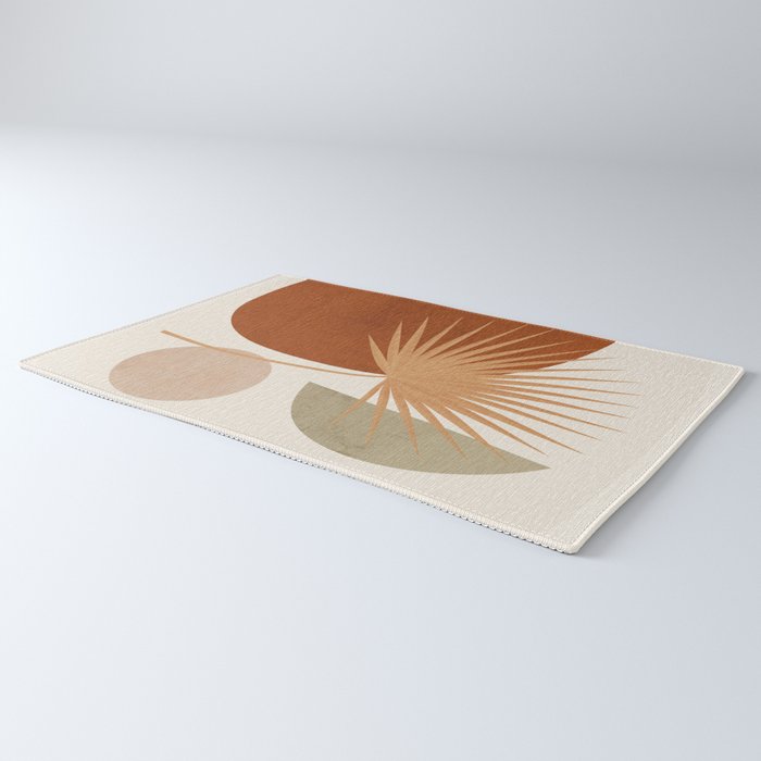Tropical Leaf- Abstract Art 14 Rug Gallery Image 3
