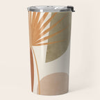 Tropical Leaf- Abstract Art 14 Travel Mug Gallery Image 2