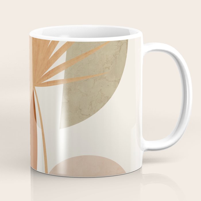 Tropical Leaf- Abstract Art 14 Coffee Mug Gallery Image 1