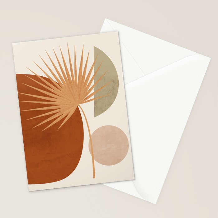 Tropical Leaf- Abstract Art 14 Stationery Card Gallery Image 2