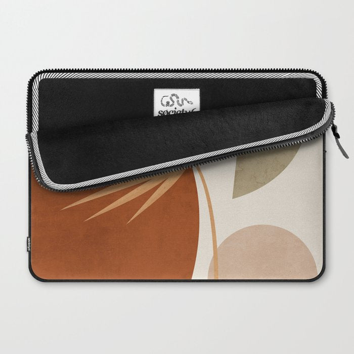 Tropical Leaf- Abstract Art 14 Laptop Sleeve Gallery Image 2