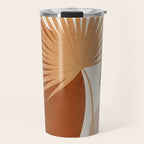 Tropical Leaf- Abstract Art 14 Travel Mug Gallery Image 1