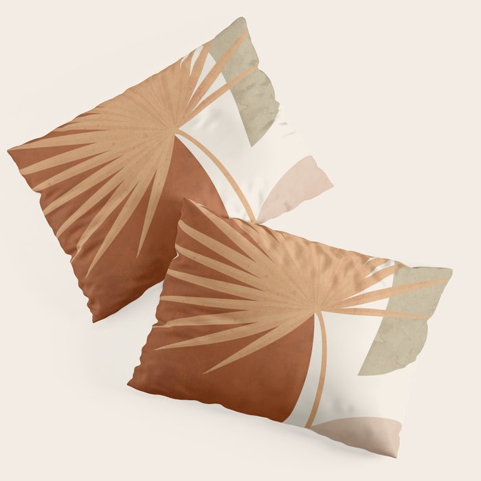 Tropical Leaf- Abstract Art 14 Pillow Sham Gallery Image 1
