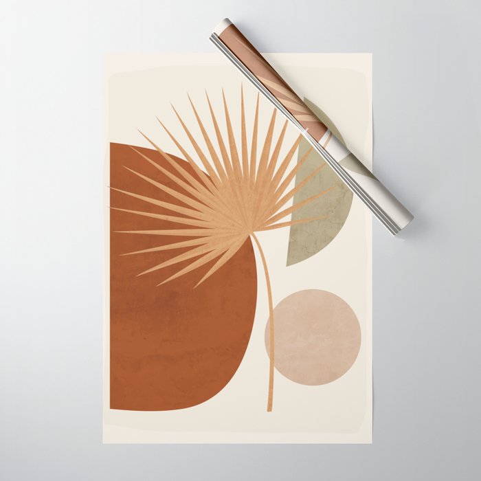 Tropical Leaf- Abstract Art 14 Wrapping Paper Gallery Image 1