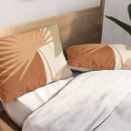Tropical Leaf- Abstract Art 14 Pillow Sham Gallery Image 2