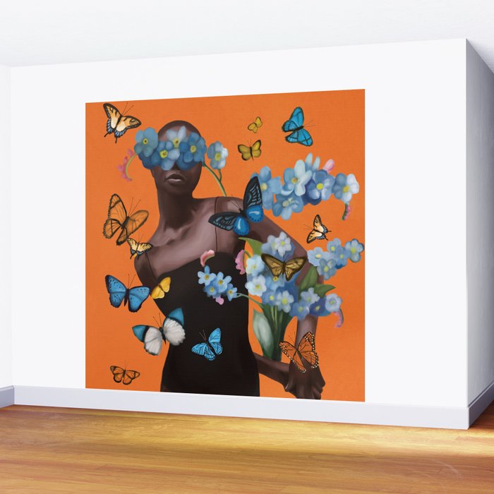 Blooming in Flight 2 Wall Mural Gallery Image 2