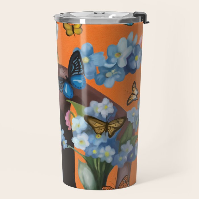 Blooming in Flight 2 Travel Mug Gallery Image 2