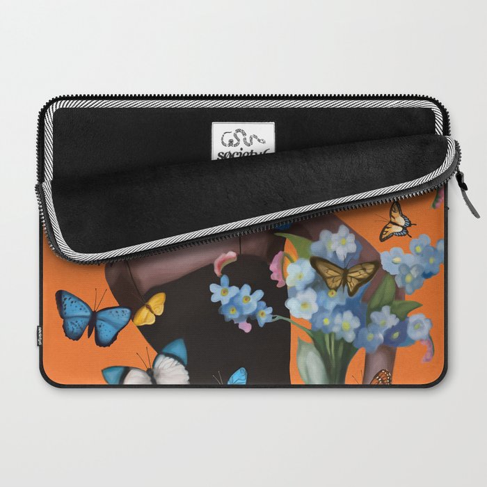 Blooming in Flight 2 Laptop Sleeve Gallery Image 2