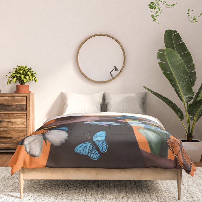 Blooming in Flight 2 Comforter Gallery Image 3