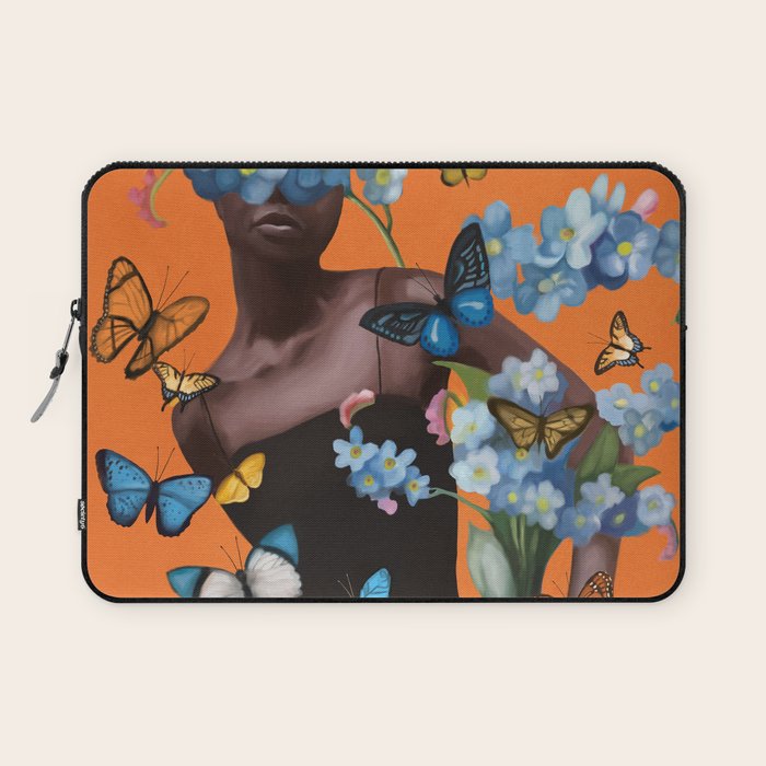 Blooming in Flight 2 Laptop Sleeve Gallery Image 1