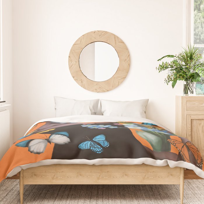 Blooming in Flight 2 Duvet Cover Gallery Image 3