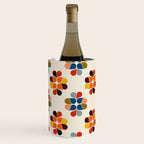 Mod Retro Floral Geometry in Multicolor Wine Chiller Gallery Image 2