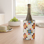 Mod Retro Floral Geometry in Multicolor Wine Chiller Gallery Image 4