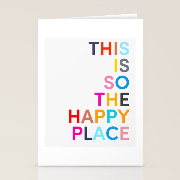 This Is So The Happy Place Stationery Card Gallery Image 2