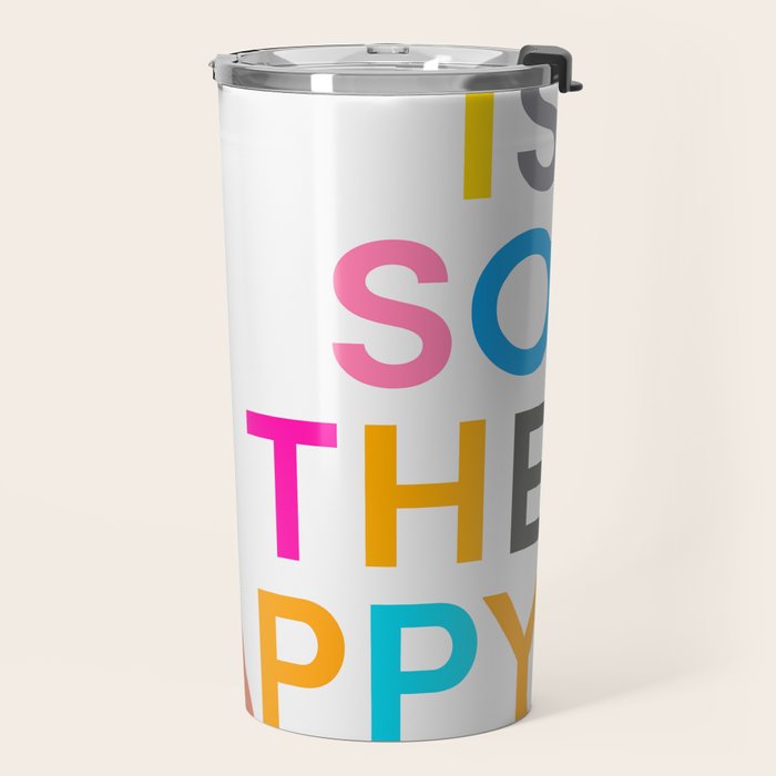 This Is So The Happy Place Travel Mug Gallery Image 2