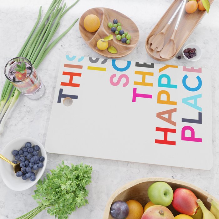 This Is So The Happy Place Cutting Board Gallery Image 2