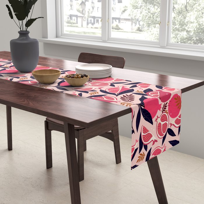 Pomegranate - Pink Table Runner Gallery Image 2