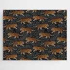 Tigers - black and charcoal  Jigsaw Puzzle Gallery Image 1