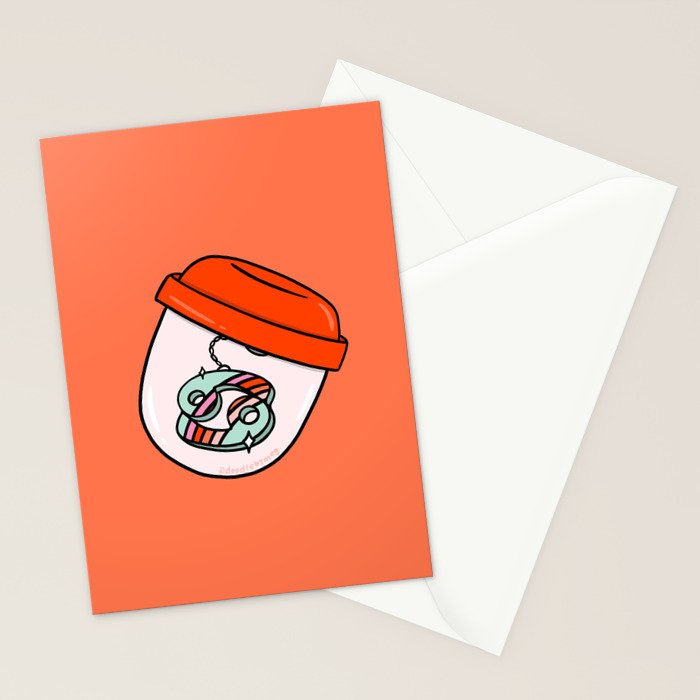 Cancer Keychain Stationery Card Gallery Image 2