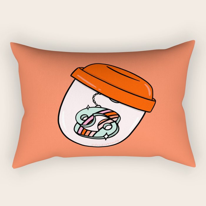 Cancer Keychain Rectangular Pillow Gallery Image 2
