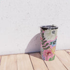 Pink Garden Flowers Travel Mug Gallery Image 4