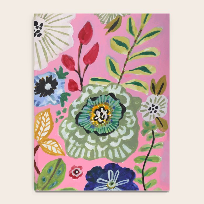 Pink Garden Flowers Notebook Gallery Image 4