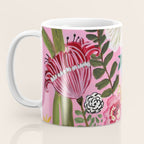 Pink Garden Flowers Coffee Mug Gallery Image 3