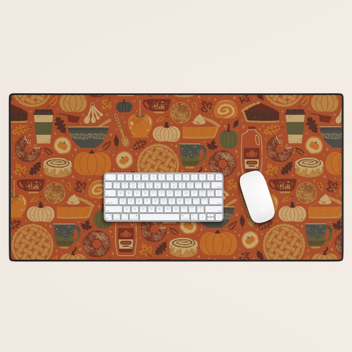 Pumpkin Spice Desk Mat Gallery Image 1