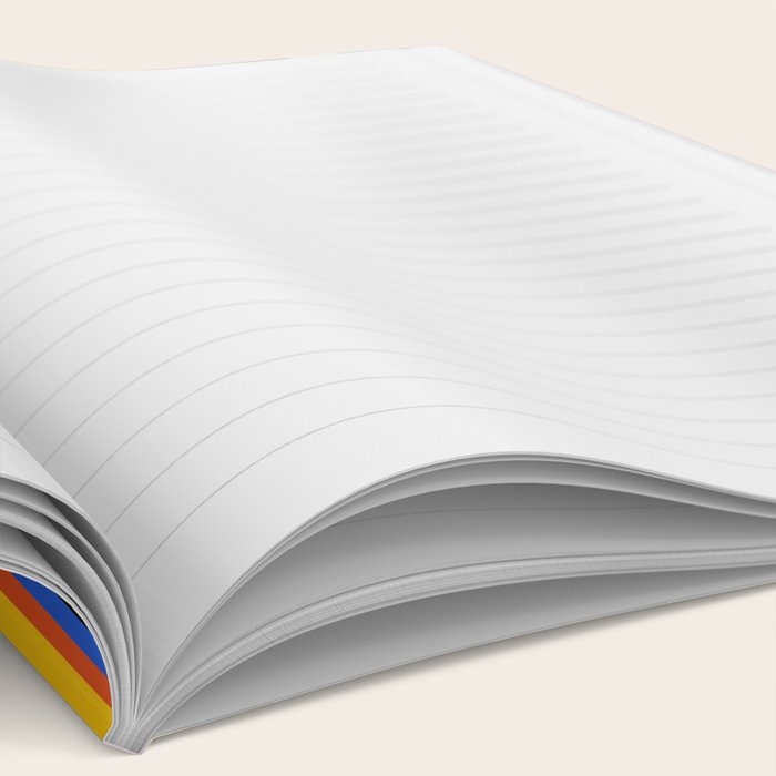 Classic Stripes XIII - Bold Retro Notebook Gallery Image 2