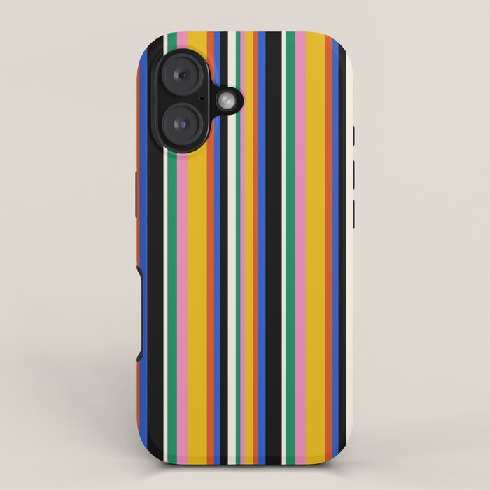 Classic Stripes XIII - Bold Retro iPhone Case Gallery Image 1