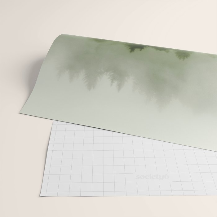 Drift - Green Mountain Forest Wrapping Paper Gallery Image 2