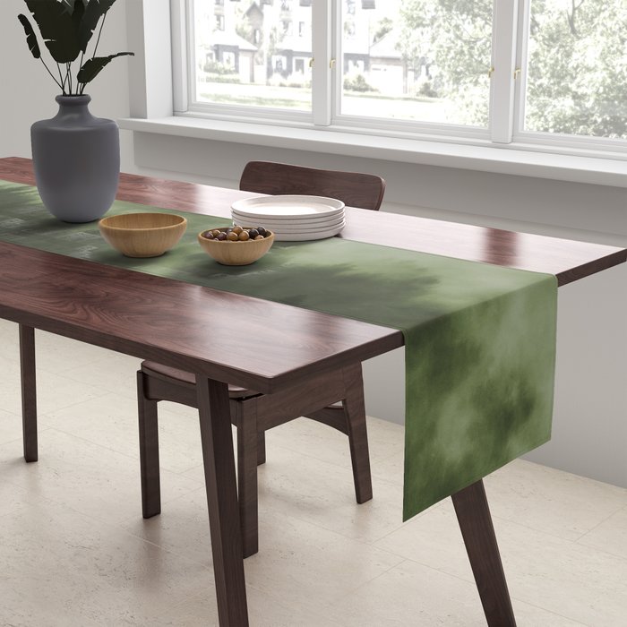 Drift - Green Mountain Forest Table Runner Gallery Image 2