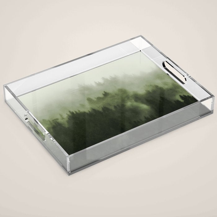 Drift - Green Mountain Forest Acrylic Tray Gallery Image 1