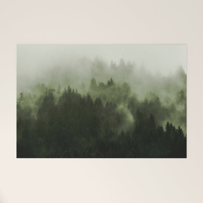 Drift - Green Mountain Forest Welcome Mat Gallery Image 1