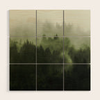 Drift - Green Mountain Forest Wood Wall Art Gallery Image 1