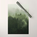 Drift - Green Mountain Forest Wrapping Paper Gallery Image 1