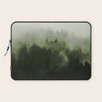 Drift - Green Mountain Forest Laptop Sleeve Gallery Image 1