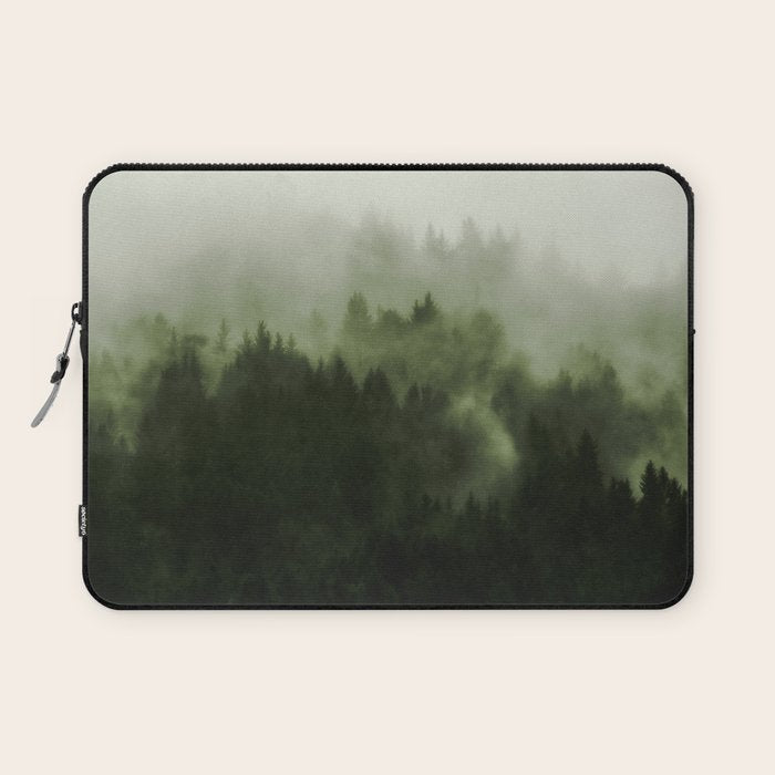 Drift - Green Mountain Forest Laptop Sleeve Gallery Image 1