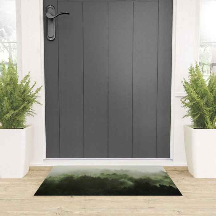 Drift - Green Mountain Forest Welcome Mat Gallery Image 3