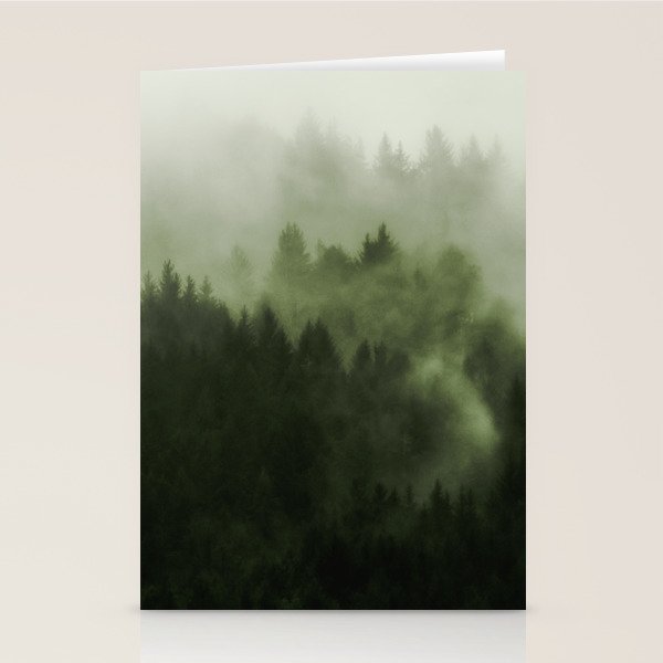 Drift - Green Mountain Forest Stationery Card Gallery Image 1