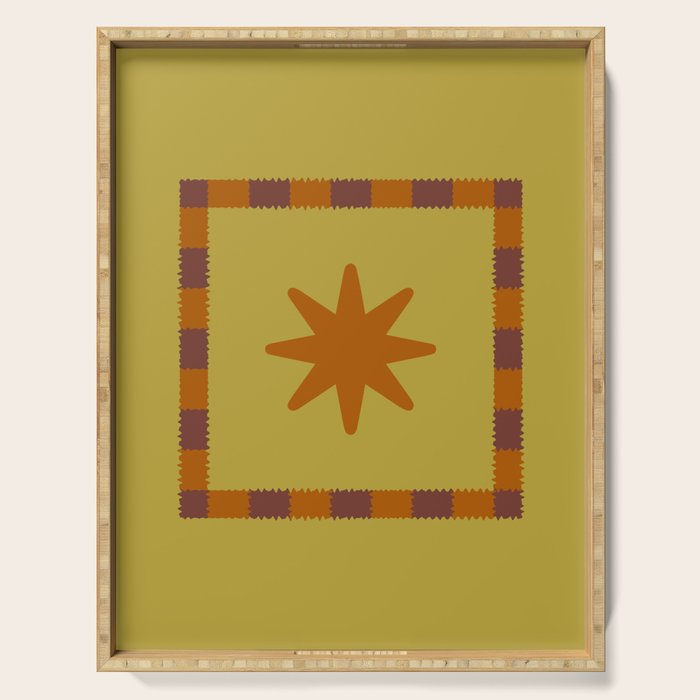 Vibrant Star Serving Tray Gallery Image 1
