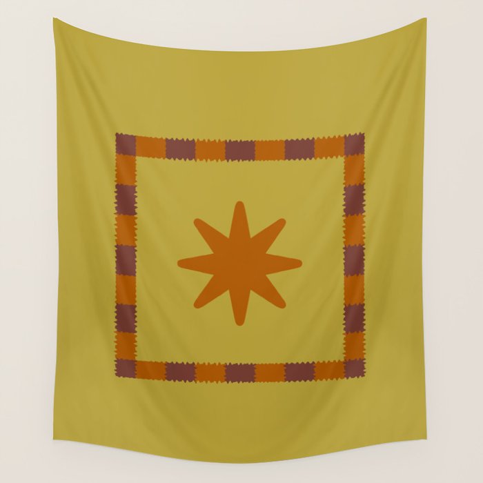Vibrant Star Wall Tapestry Gallery Image 4