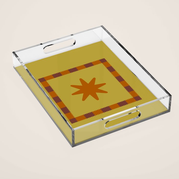 Vibrant Star Acrylic Tray Gallery Image 1