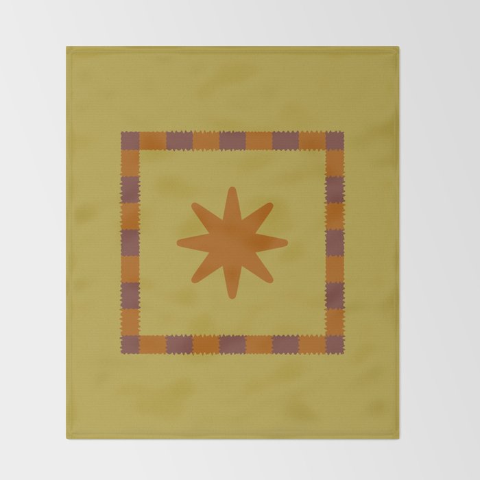 Vibrant Star Throw Blanket Gallery Image 2