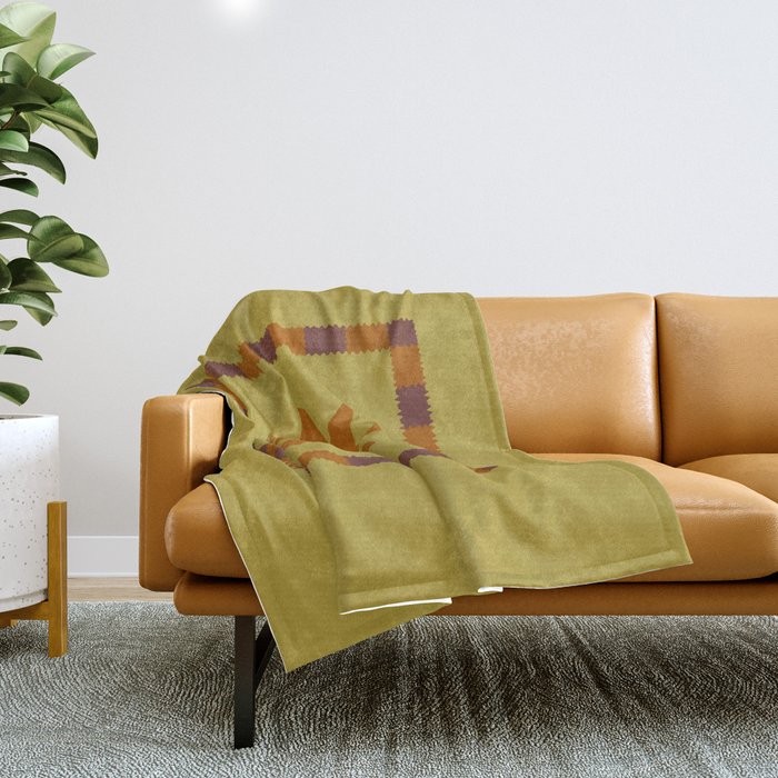 Vibrant Star Throw Blanket Gallery Image 1