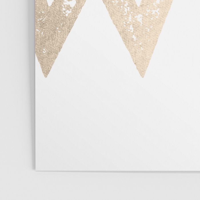 Stay Wild White Gold Quote Poster Gallery Image 3