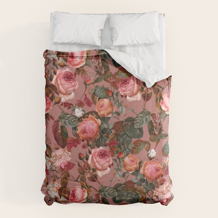 Pastel Floral Pattern Duvet Cover Gallery Image 6